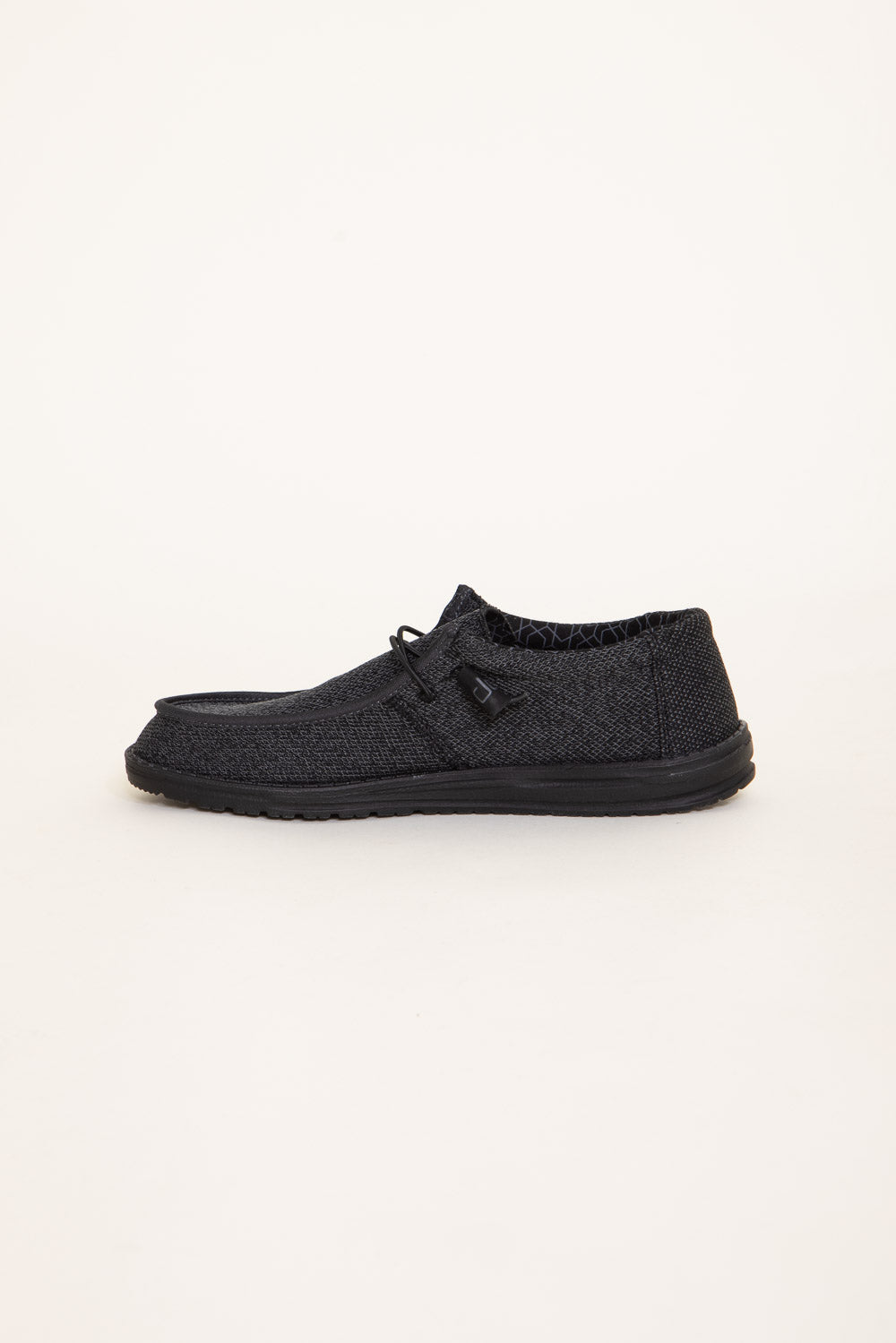 HEYDUDE Men's Wally Sox Micro Shoes in Total Black – Glik's