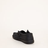 Hey Dude Shoes Men’s Wally Sox Micro Shoes in Total Black 4