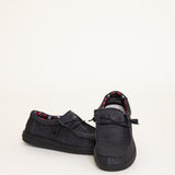 Hey Dude Shoes Men’s Wally Sox Shoes in Jet Black 1