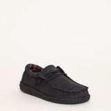 Hey Dude Shoes Men’s Wally Sox Shoes in Jet Black 7