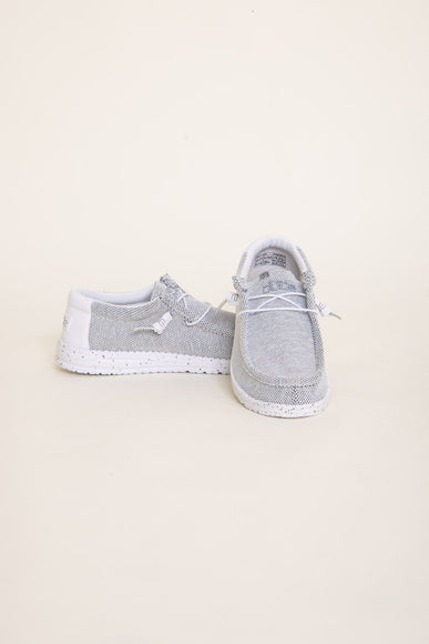 Hey Dude Shoes Men’s Wally Sox Shoes in Stone White