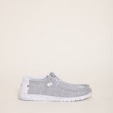 Hey Dude Shoes Men’s Wally Sox Shoes in Stone White alternate photo