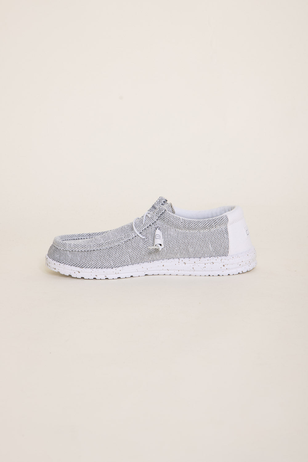 HEYDUDE Men's Wally Sox Shoes in Stone White – Glik's