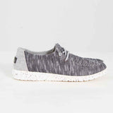 Hey Dude Shoes Women's Wendy Sox Shoes in Micro Dark Grey 4