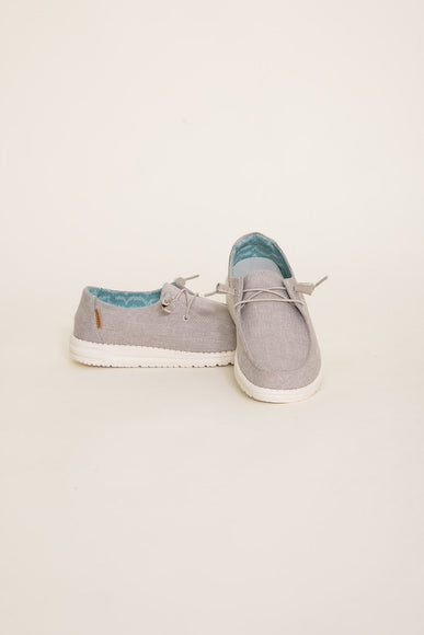 Hey Dude Shoes Women’s Wendy Linen Shoes in Chambray Beige