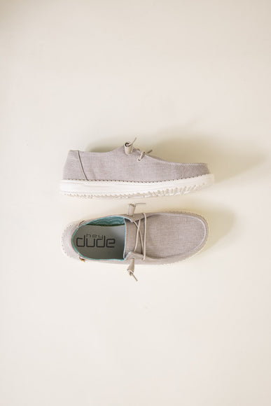 Hey Dude Shoes Women’s Wendy Linen Shoes in Chambray Beige alternate photo