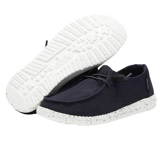 Hey Dude Shoes Women’s Wendy Linen Shoes in Black alternate photo