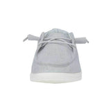 Hey Dude Shoes Women’s Wendy Chambray Shoes in Light Grey 6