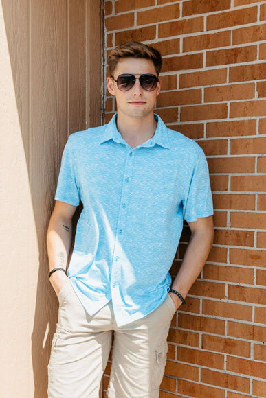 WearFirst Wanderer Japonica Shirt for Men in Blue