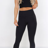 Love Tree Contour Leggings for Women in Black