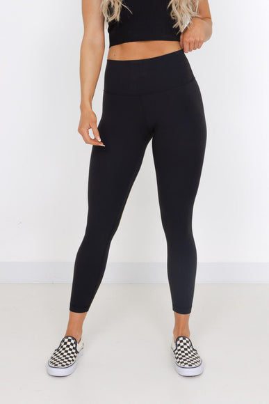 Love Tree Contour Leggings for Women in Black