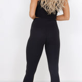 Love Tree Contour Leggings for Women in Black
