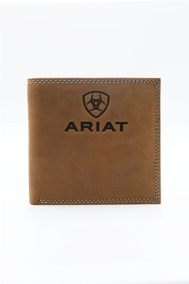Ariat Bi-Fold Embroidered Wallet in Brown