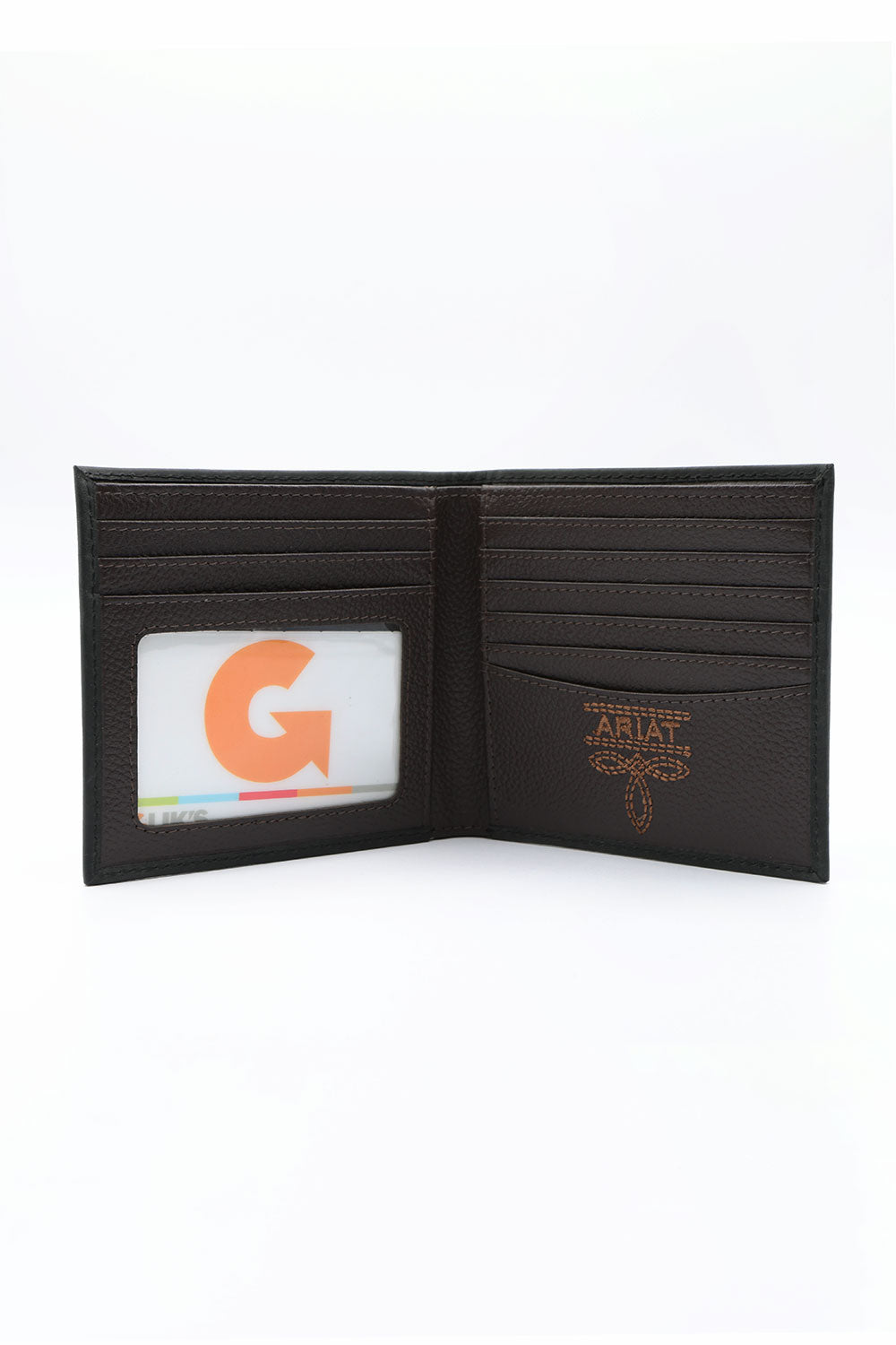 Ariat Bi-Fold Embroidered Wallet in Black
