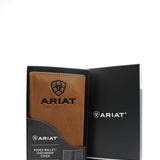 Ariat Rodeo Embroidered Wallet in Brown