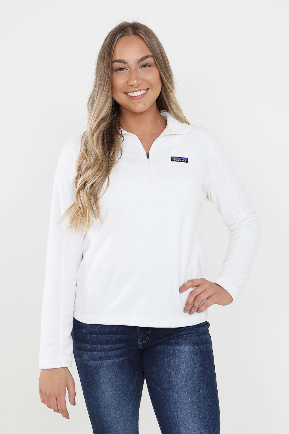 White pullover patagonia Outlet