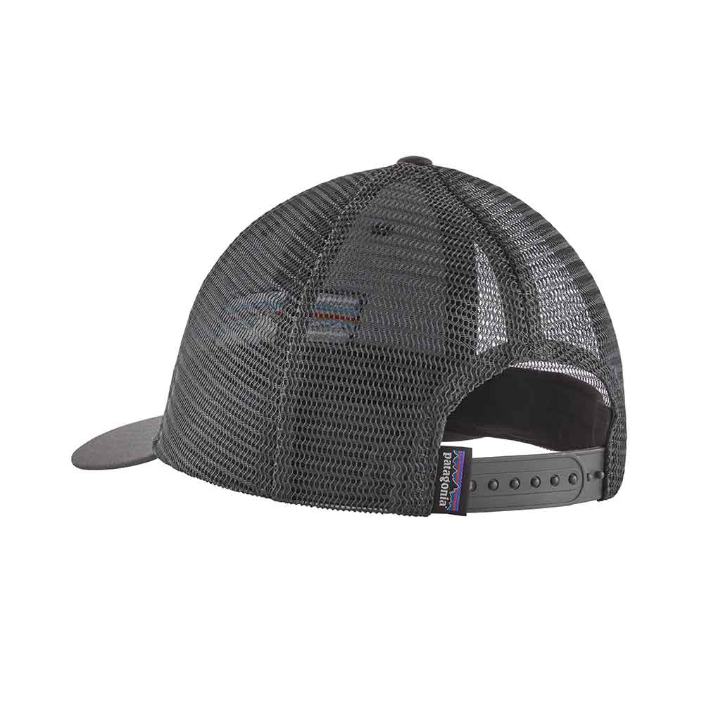 Patagonia Men's P6 LoPro Trucker Hat in Forge Grey
