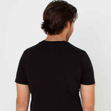 Basic Crewneck Tee for Men in True Black