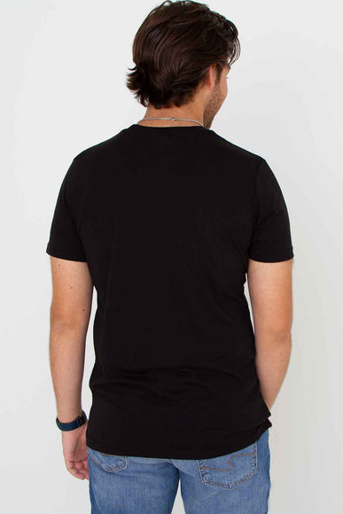 Basic Crewneck Tee for Men in True Black