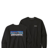 Patagonia Men’s P-6 Logo Uprisal Sweatshirt in Black
