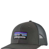 Patagonia P6 Logo Trucker Hat in Forge Grey 