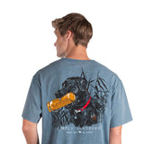 Men's Simply Southern Black Lab T-Shirt for Men in Teal