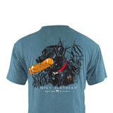 Men's Simply Southern Black Lab T-Shirt for Men in Teal
