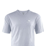 Simply Southern Mens Shirts Flag Dog T-Shirt for Men in Grey
