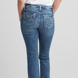 Silver Jeans 31” Elyse Mid Rise Slim Bootcut Jeans for Women