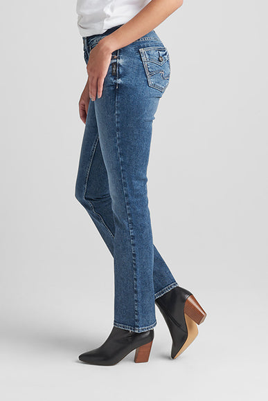 Silver Jeans 31” Elyse Mid Rise Slim Bootcut Jeans for Women