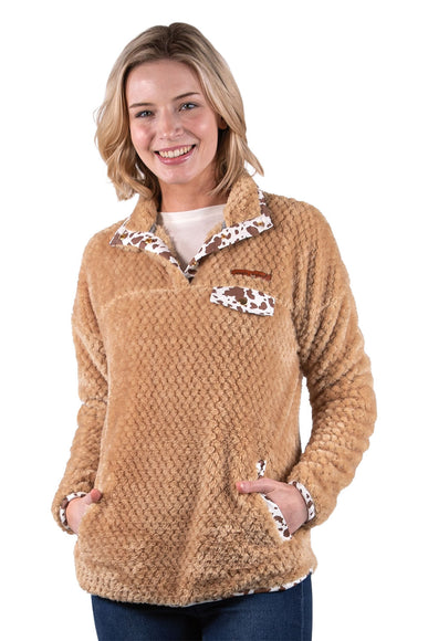 Simply Southern Simply Soft Pullover for Women in Brown