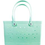 Simply Southern Large Waterproof Tote Bag in Aqua Green