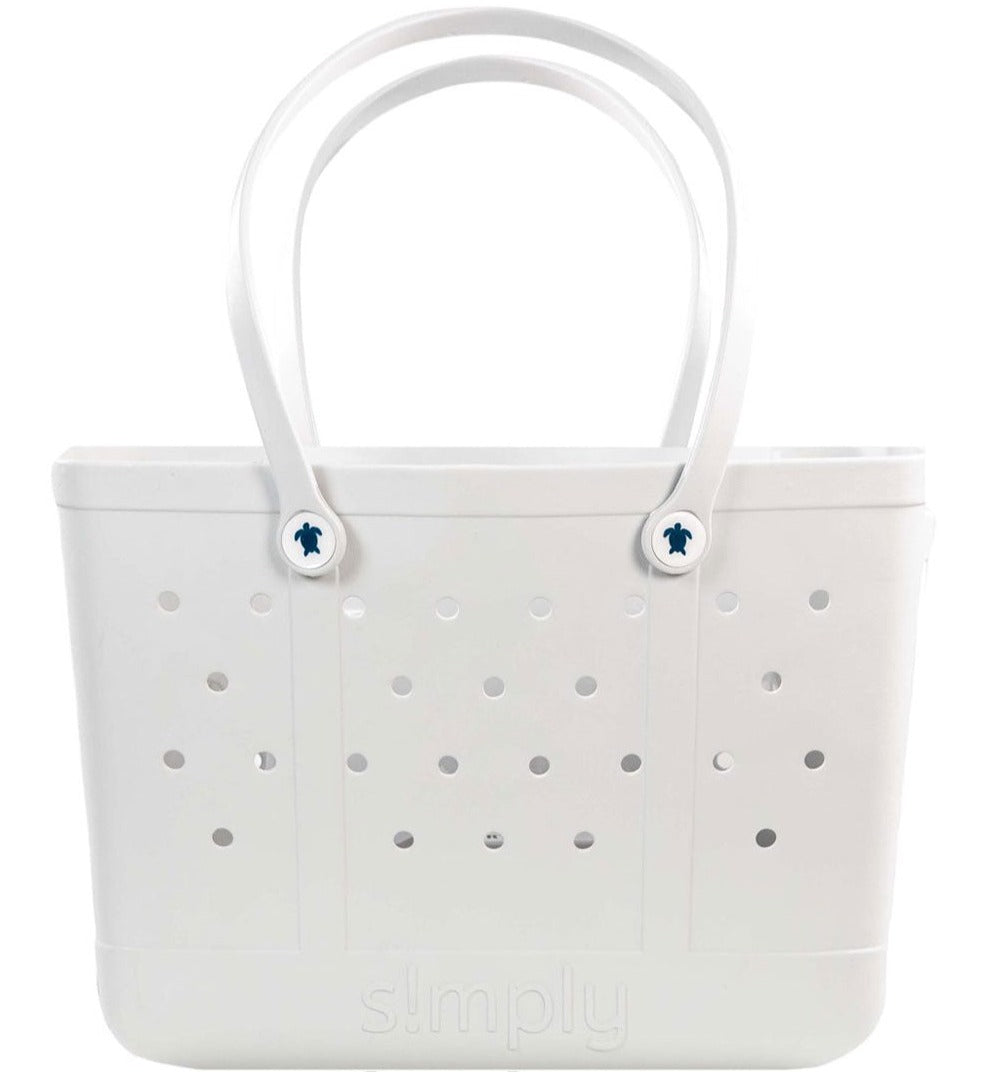 Simply Southern Large Waterproof Tote Bag in Cloud Grey