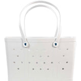 Simply Southern Large Waterproof Tote Bag in Cloud Grey