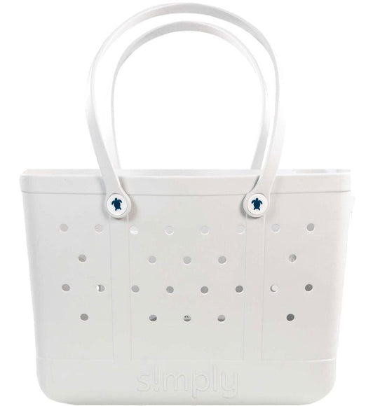 Simply Southern Large Waterproof Tote Bag in Cloud Grey