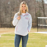 Simply Southern Simply Soft Pullover for Women in Blue 2