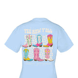 Womens Plus Size Simply Southern Plus Size Yeehaw Ya’ll T-Shirt for Women in Blue