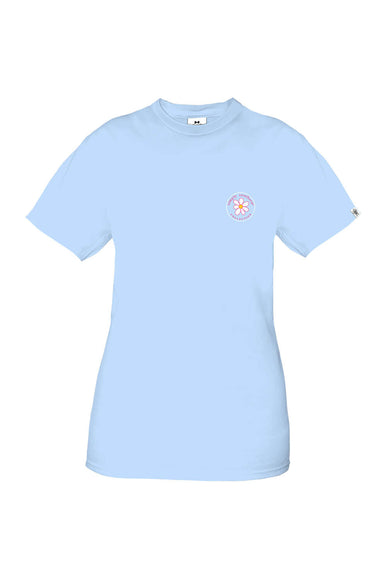 Womens Simply Southern Oopsy Daisy Cow T-Shirt for Women in Blue