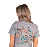 Womens Simply Southern Girl’s Best Friend T-Shirt for Women in Grey