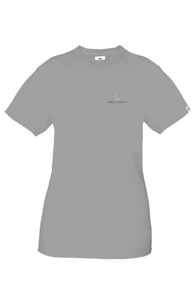 Plus Size Simply Southern Plus Size Girl’s Best Friend T-Shirt for Women in Grey