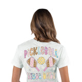 Womens Simply Southern Pickleball T-Shirt for Women in Breeze Blue