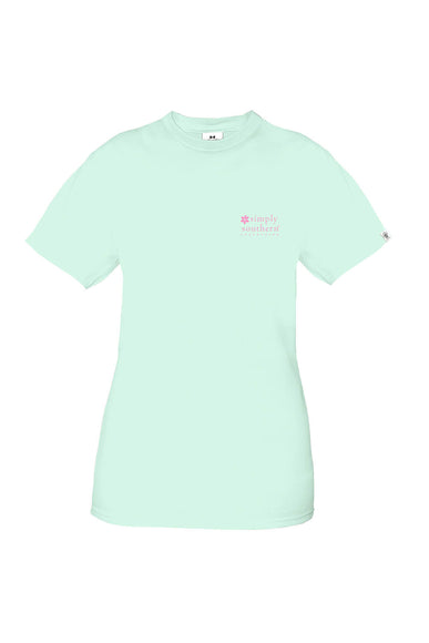 Womens Simply Southern Pickleball T-Shirt for Women in Breeze Blue