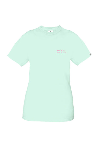 Youth Simply Southern Shirts Youth Softball T-Shirt for Girls in Breeze Blue