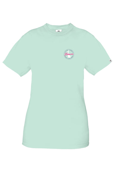 Simply Southern T-Shirts for Women Delaware T-Shirt for Women in Breeze Blue