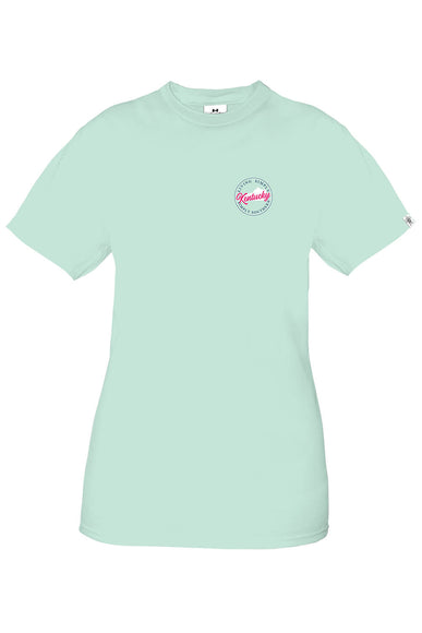 Youth Simply Southern Kentucky T-Shirt for Girls in Breeze Blue