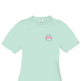Simply Southern Womens North Carolina T-Shirt for Women in Breeze lue
