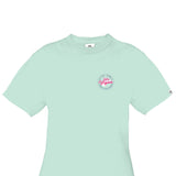 Simply Southern Women's West Virginia T-Shirt for Women in Breeze Blue
