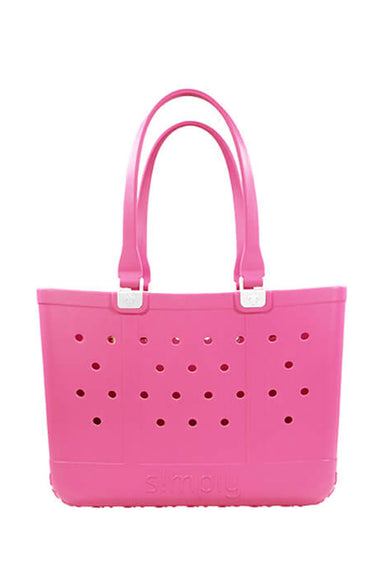 Simply Southern Large Waterproof Tote Bag in Watermelon Pink