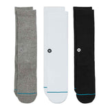Stance Icon 3 Pack for Men in Black White Grey