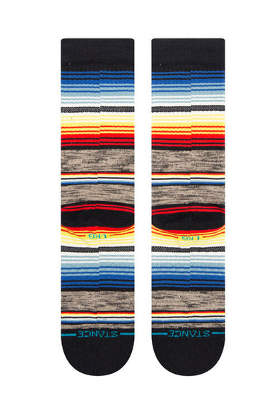 Stance Southbound Crew Socks for Men in Grey Multi
